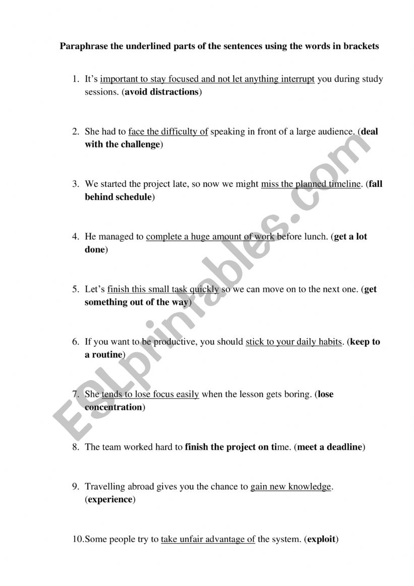 Job Vocabulary Activity B1+ worksheet