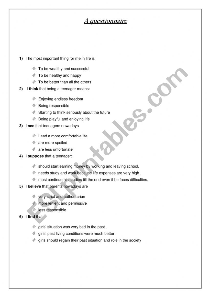 It�s all in the preparation worksheet