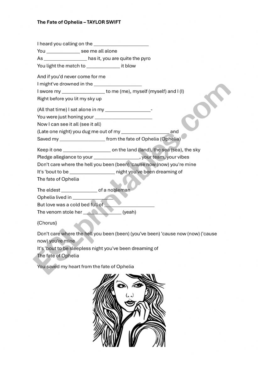 Song TAYLOR SWIFT 