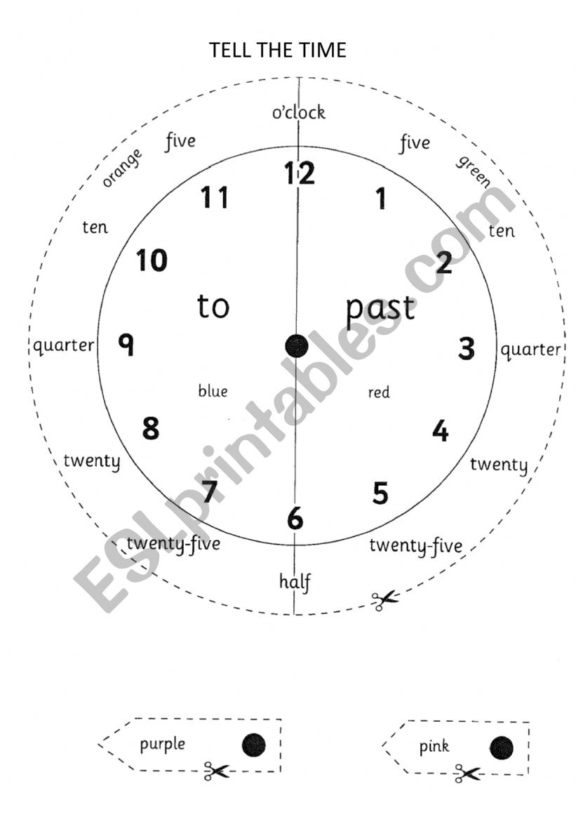 Tell the Time Practice and Game