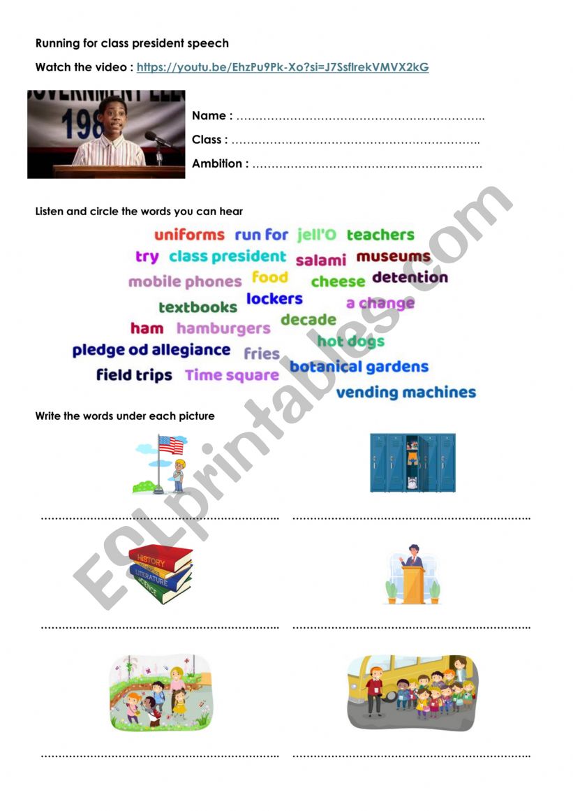 Running for class president: Everybody hates Chris