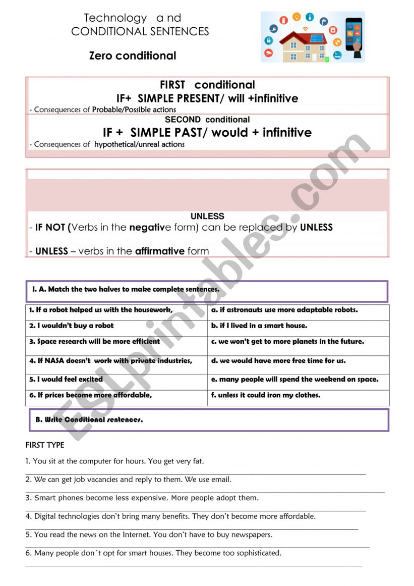 Conditionals worksheet