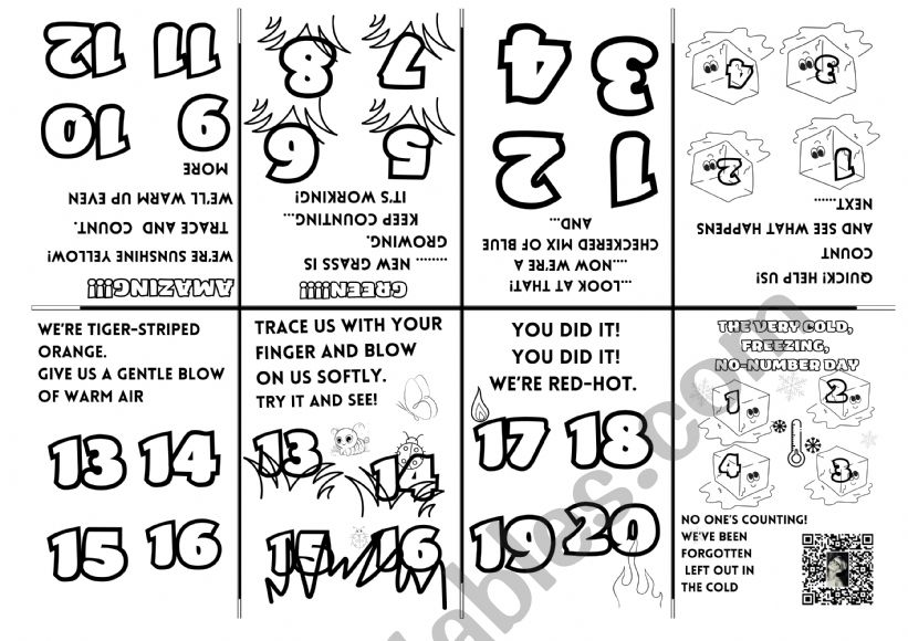 the very cold freezing no-number day minibook