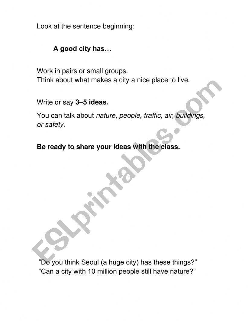 Different types of parks - past simple vs present simple for teens a2/b1