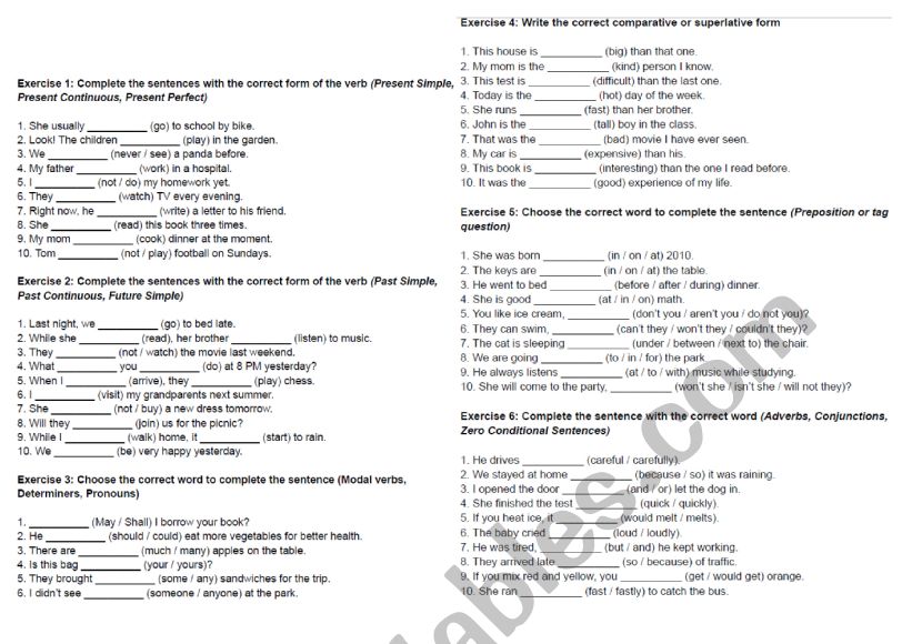 flyers grammar - ESL worksheet by lucila.barrionuevo