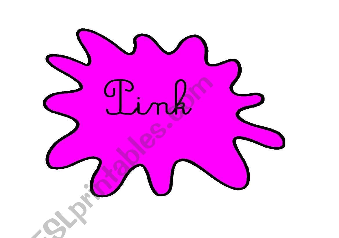 Pink and Violet  worksheet