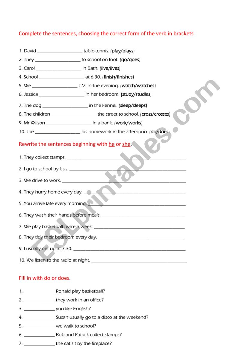 do nd does worksheet