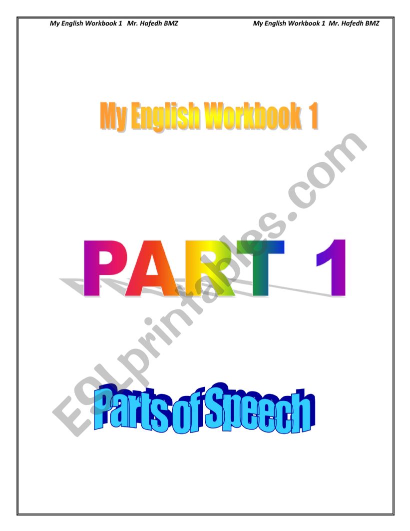 Basic English: Parts of speech and tenses for beginners