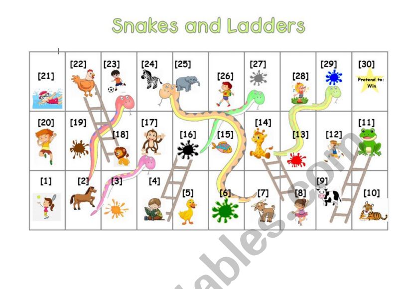 Snakes and ladders Pre-school 