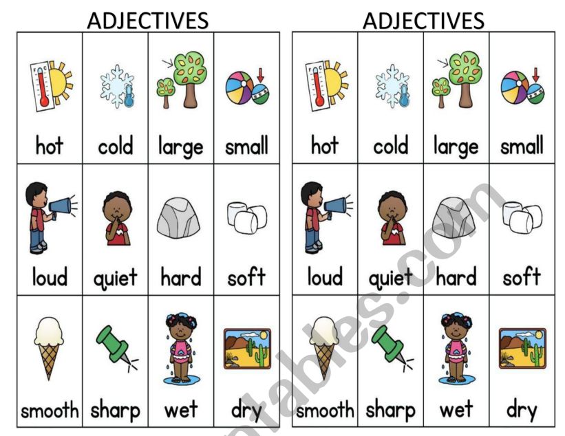 Adjectives  worksheet