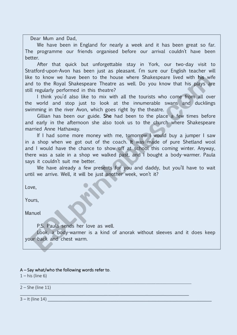 end term test   8th grade  worksheet