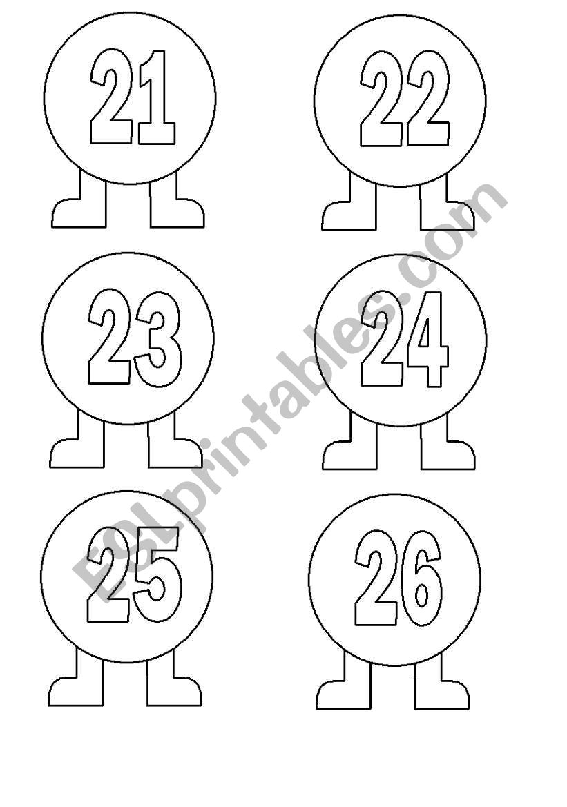 english-worksheets-numbers-21-30