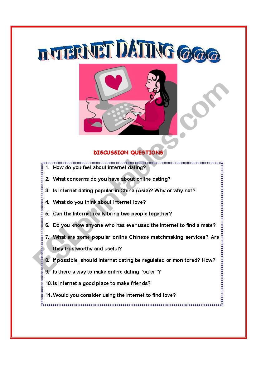 Internet in Our Life worksheet