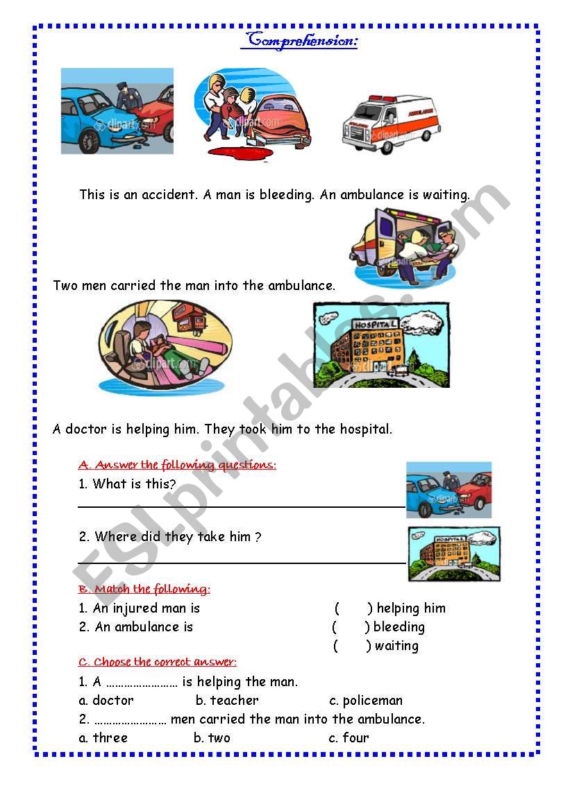 reading passage worksheet