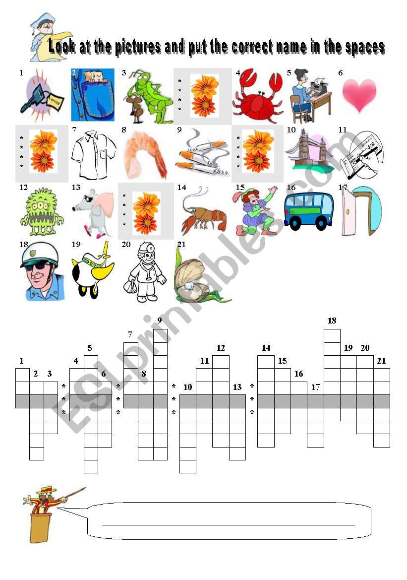 picture puzzle for beginners worksheet