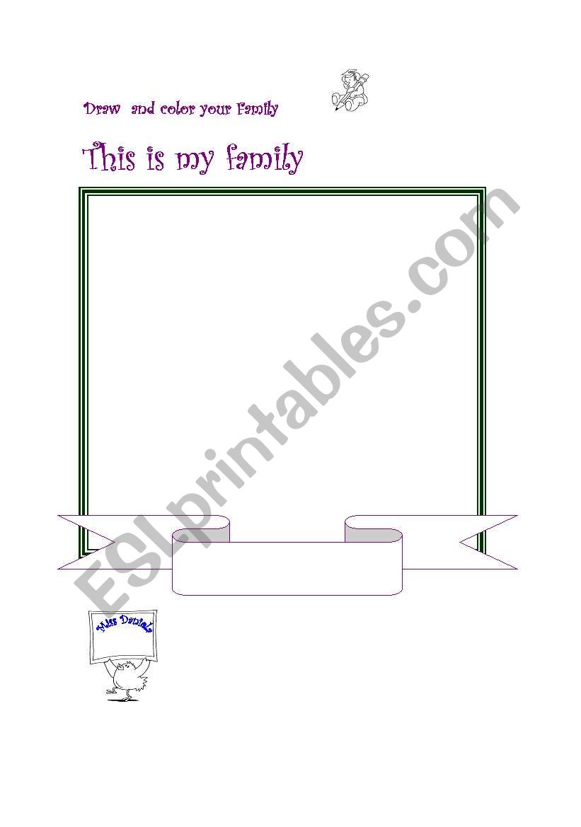 FAMILY worksheet