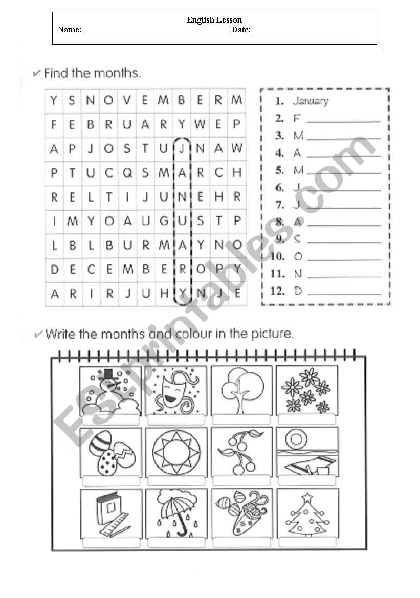 Moths crossword worksheet