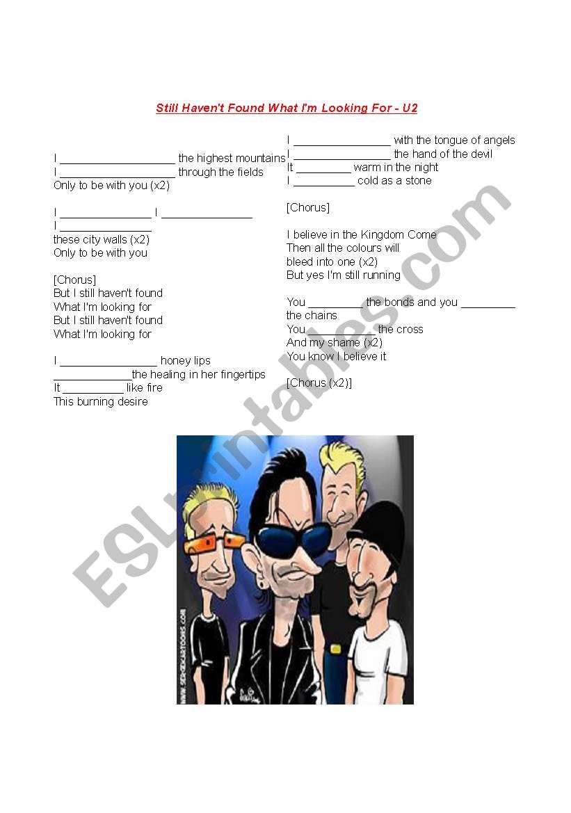 I still haveÂ´t found what IÂ´m looking for - U2