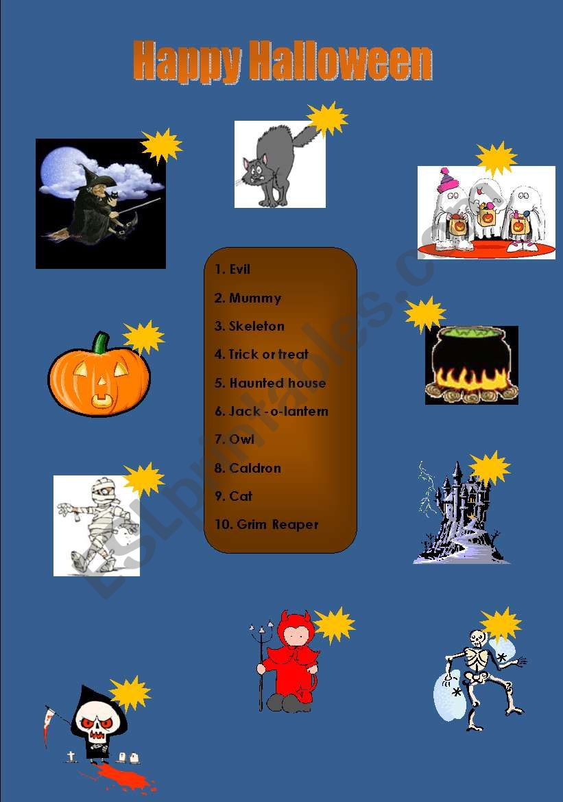 Matching images  worksheet