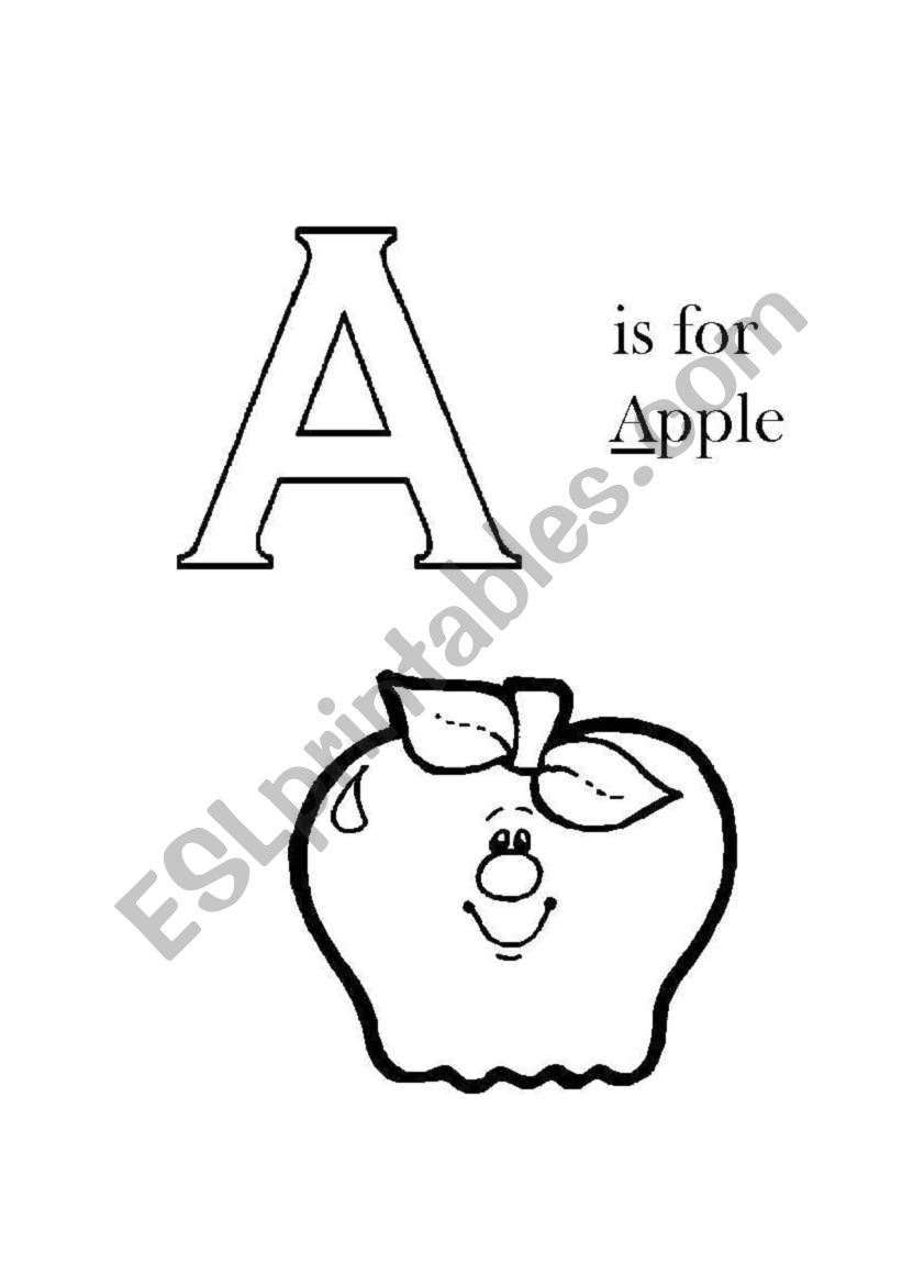 Alphabet worksheet