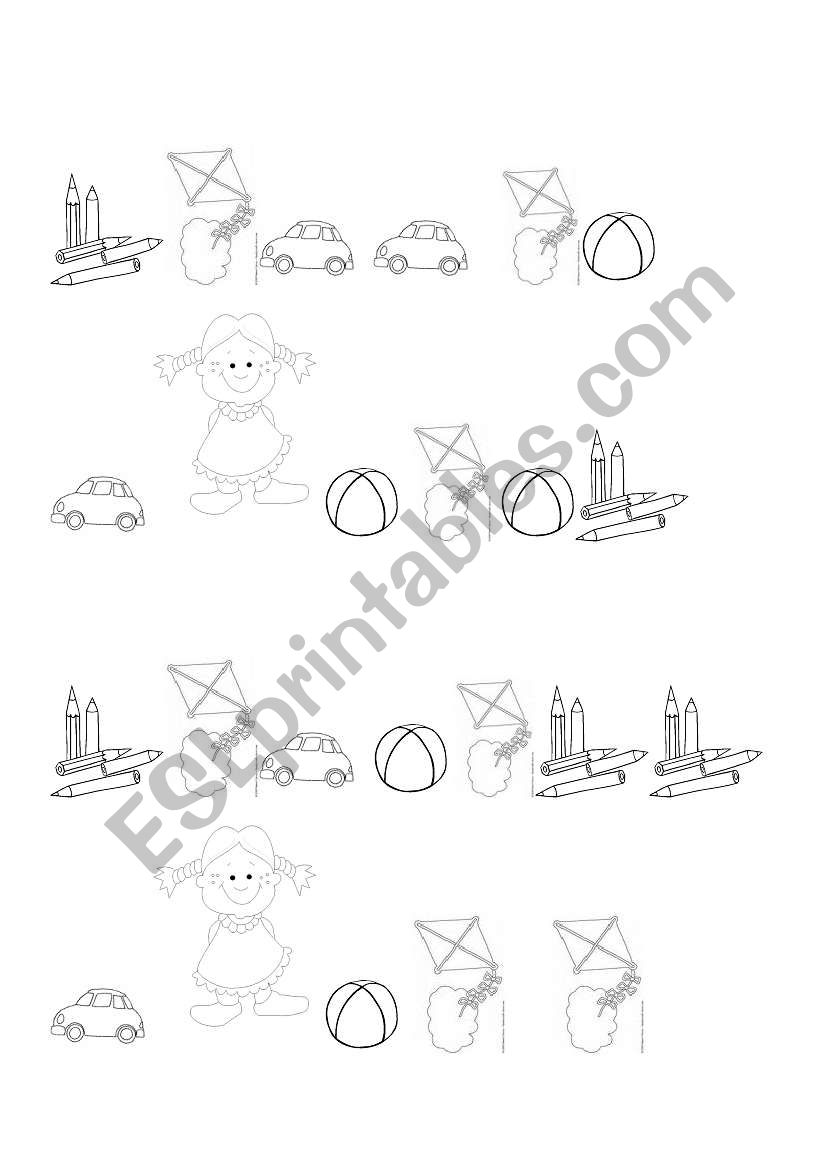 SPOT THE DIFFERENCES worksheet