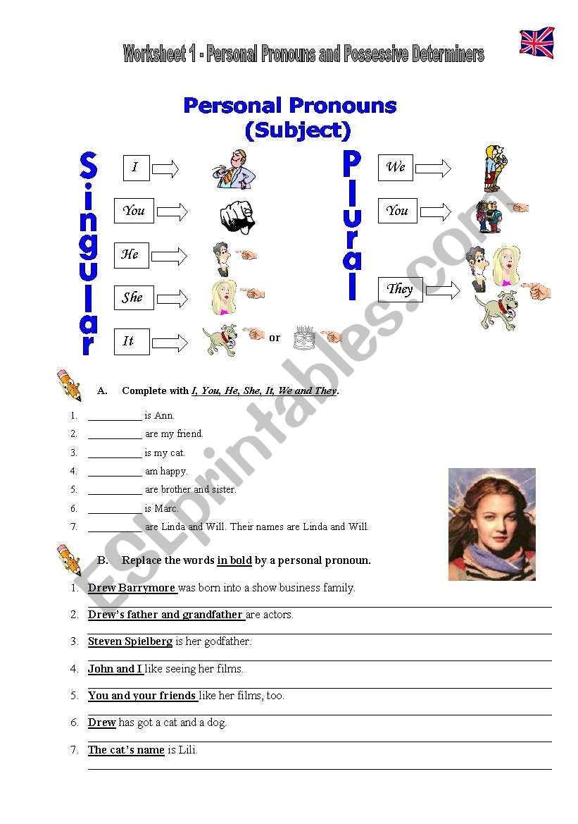 Personal Pronouns  worksheet