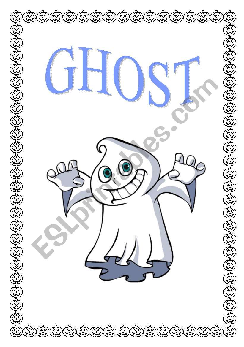 halloween- flascards set 1 worksheet