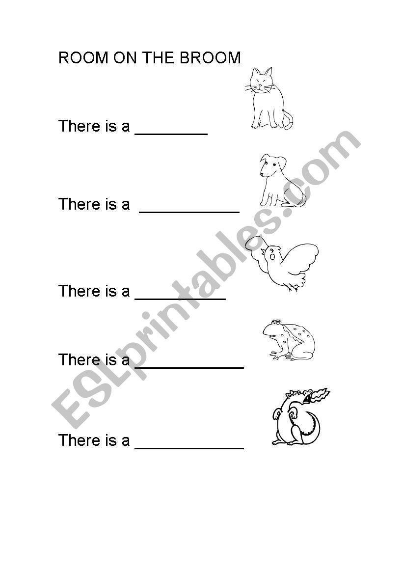 room on the broom worksheet