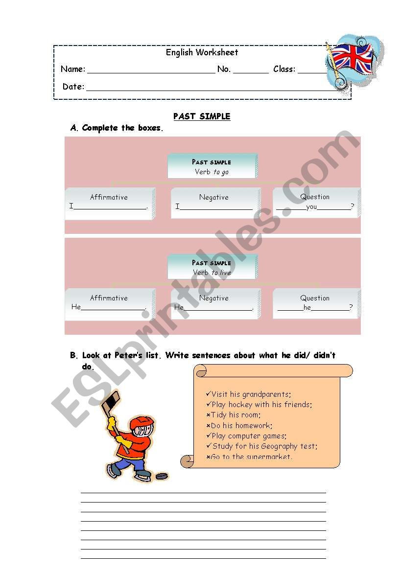 Past Simple - Revision worksheet