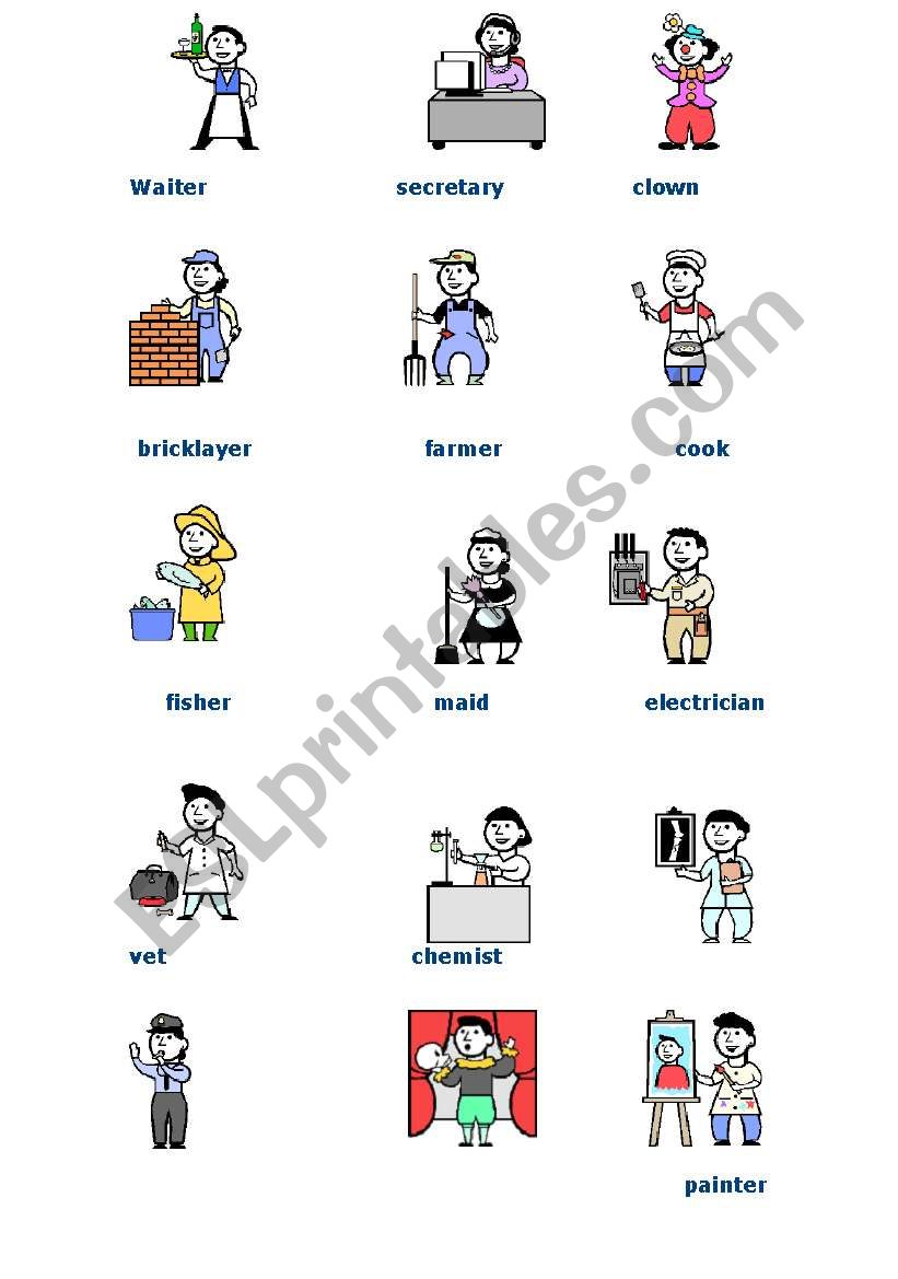 jobs  worksheet