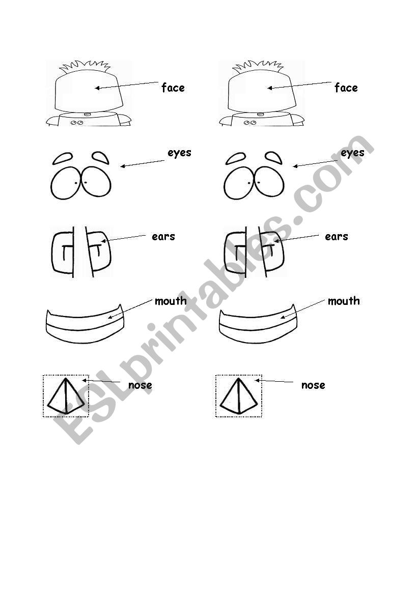 FACE worksheet