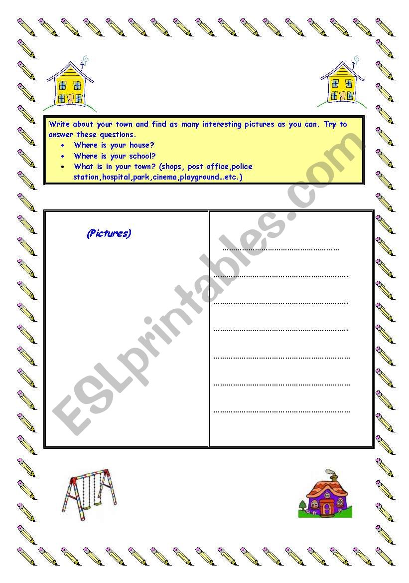 YOUR HOUSE worksheet