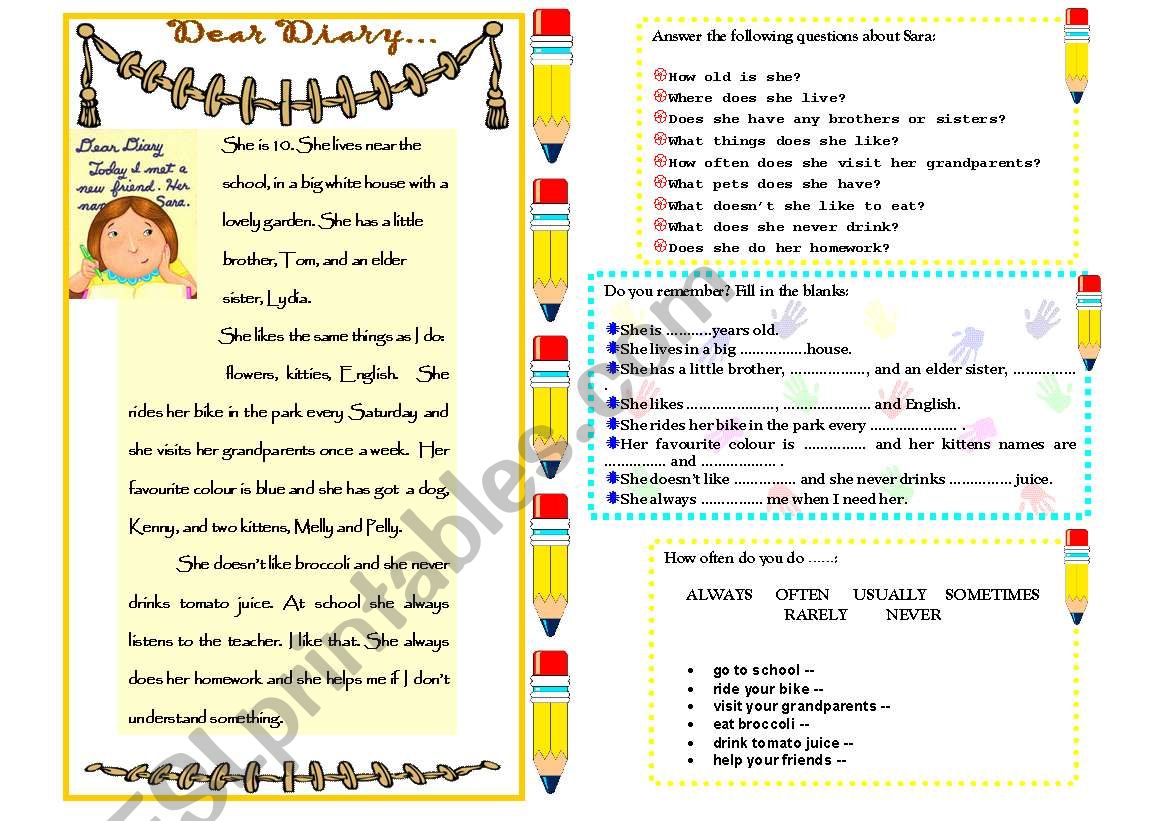 dear-diary-esl-worksheet-by-domnitza