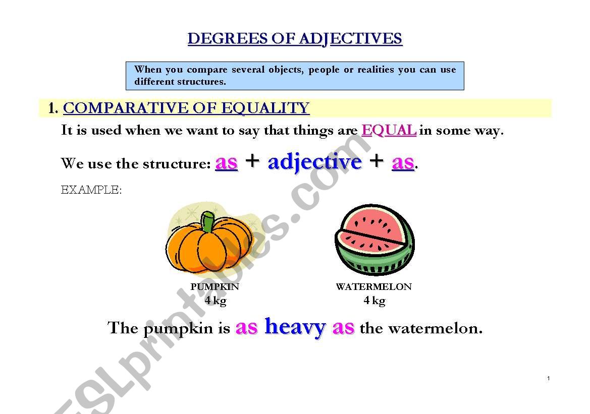 COMPARATIVES - FLASHCARDS  worksheet