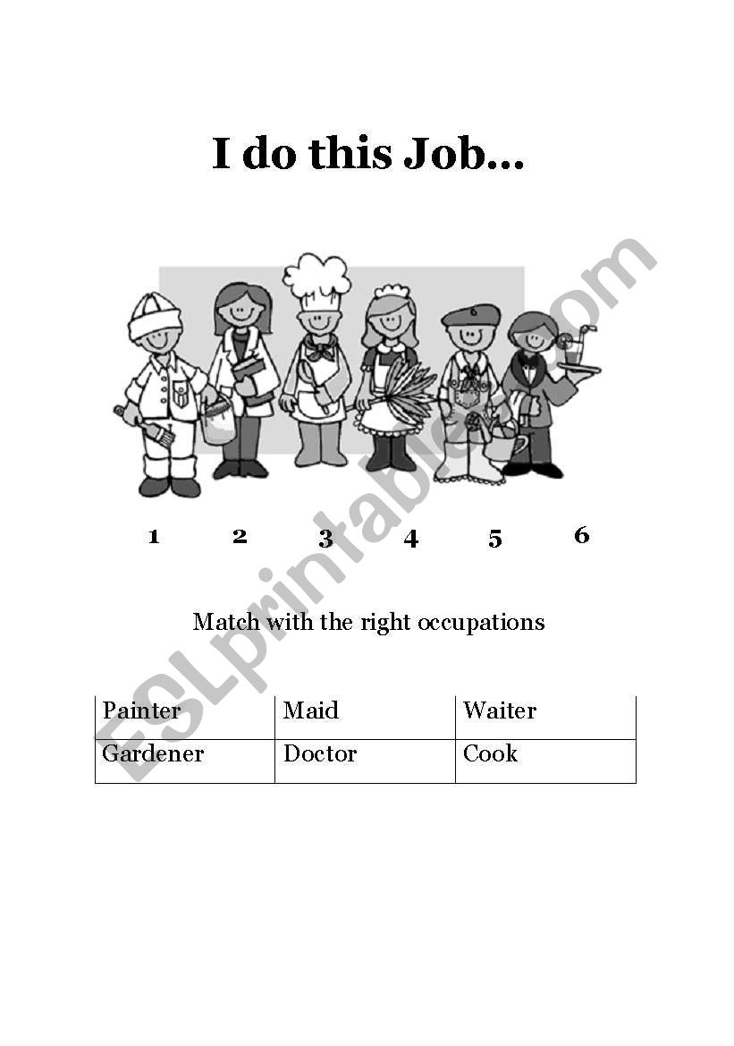 Jobs worksheet