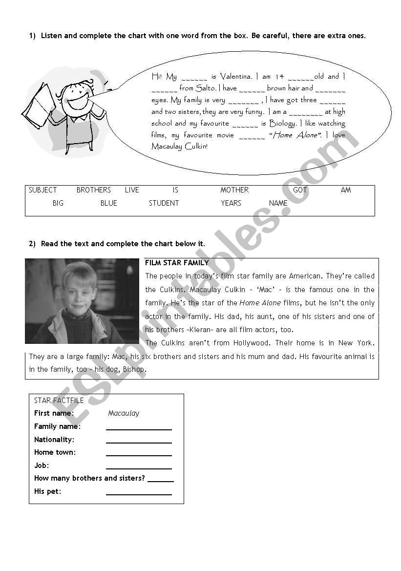 revision elemetary efl worksheet