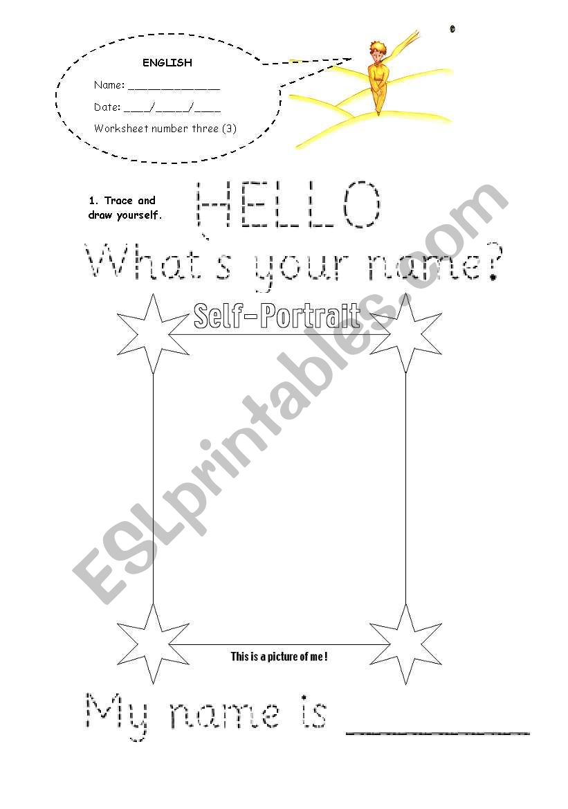 My name is... worksheet