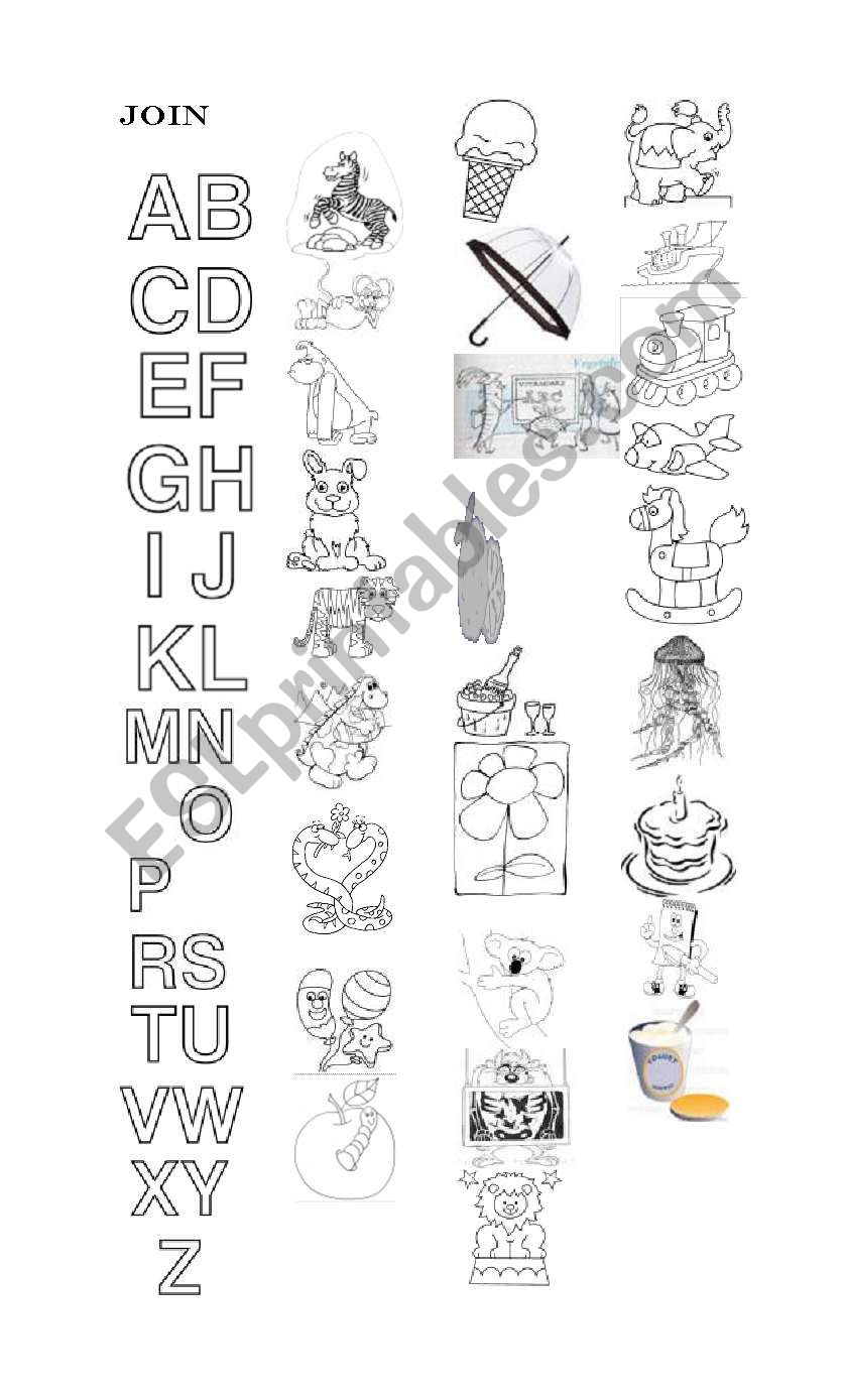 Alphabet worksheet