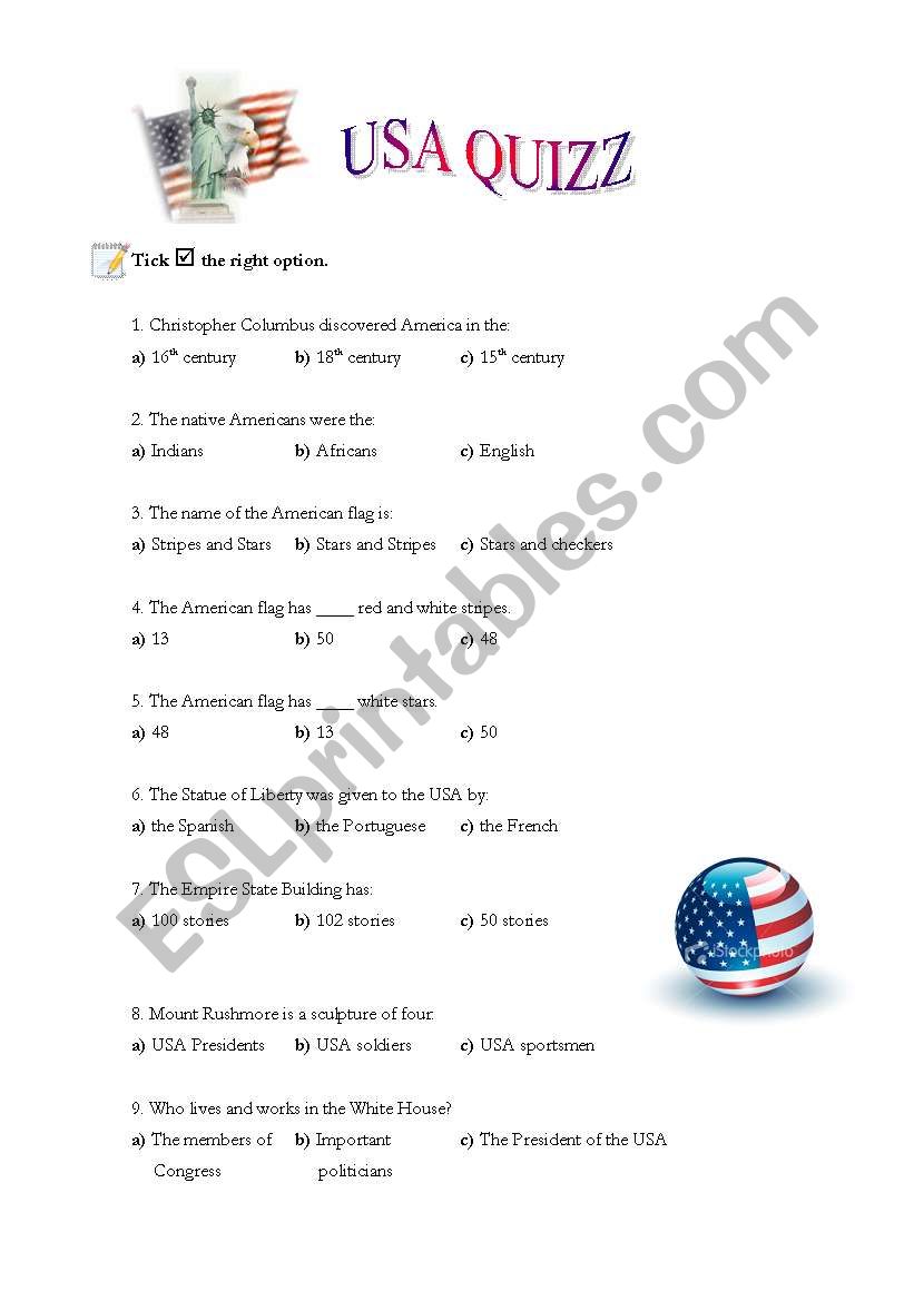 United States of America (exercises)