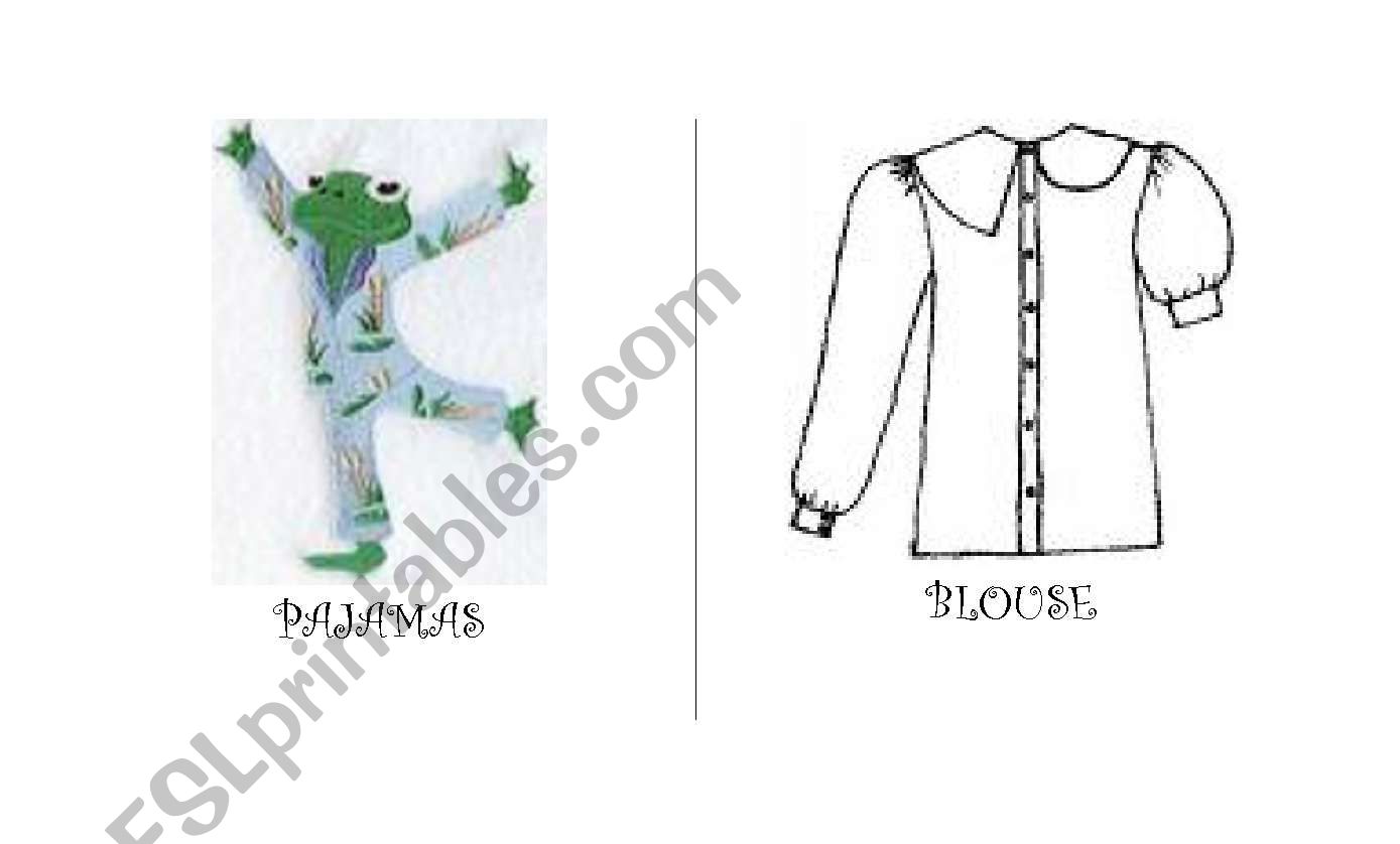 Clothes (19/29) worksheet