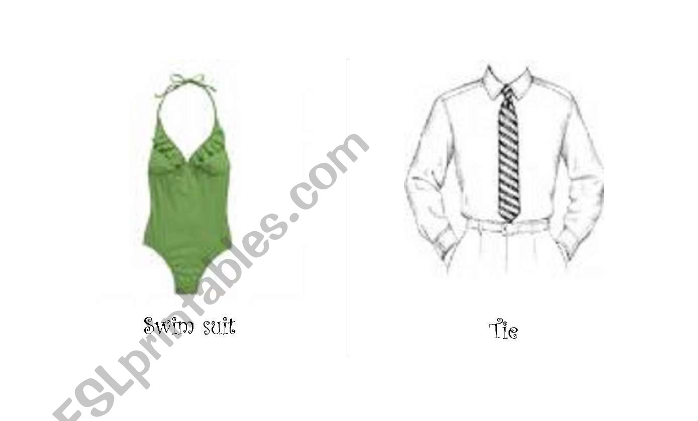 Clothes (21/29) worksheet