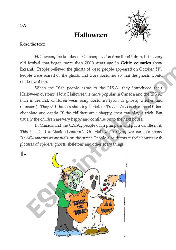 Halloween & Thanksgiving Lesson Plan (45min or so)