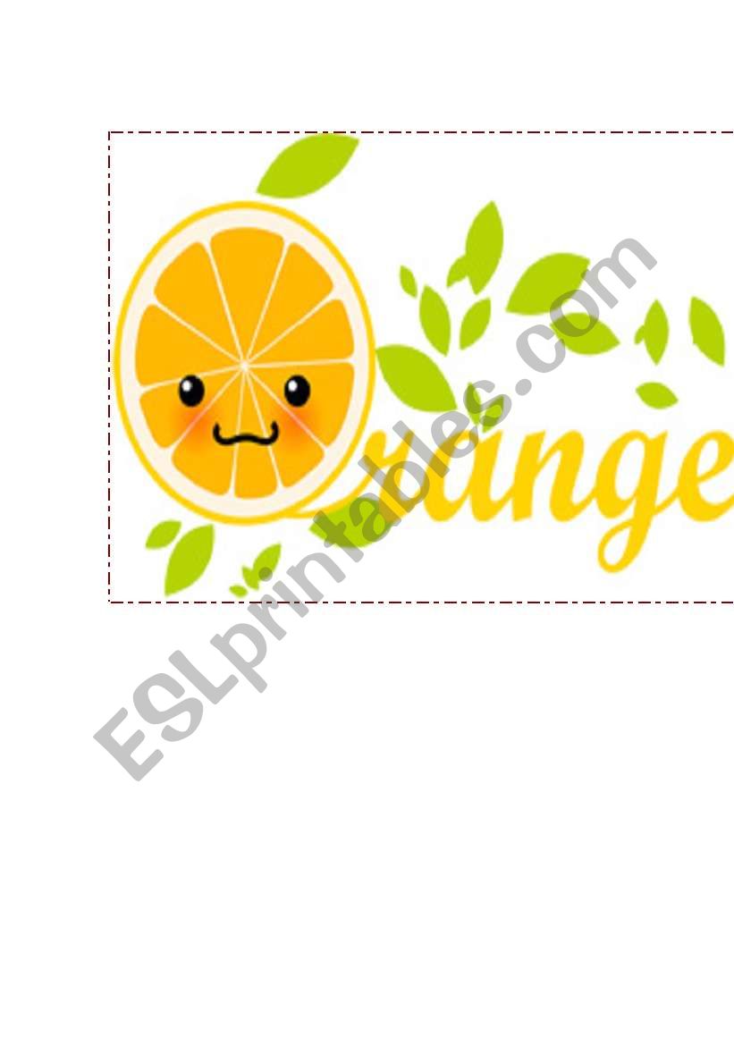 Smiling fruits flashcards (3)!
