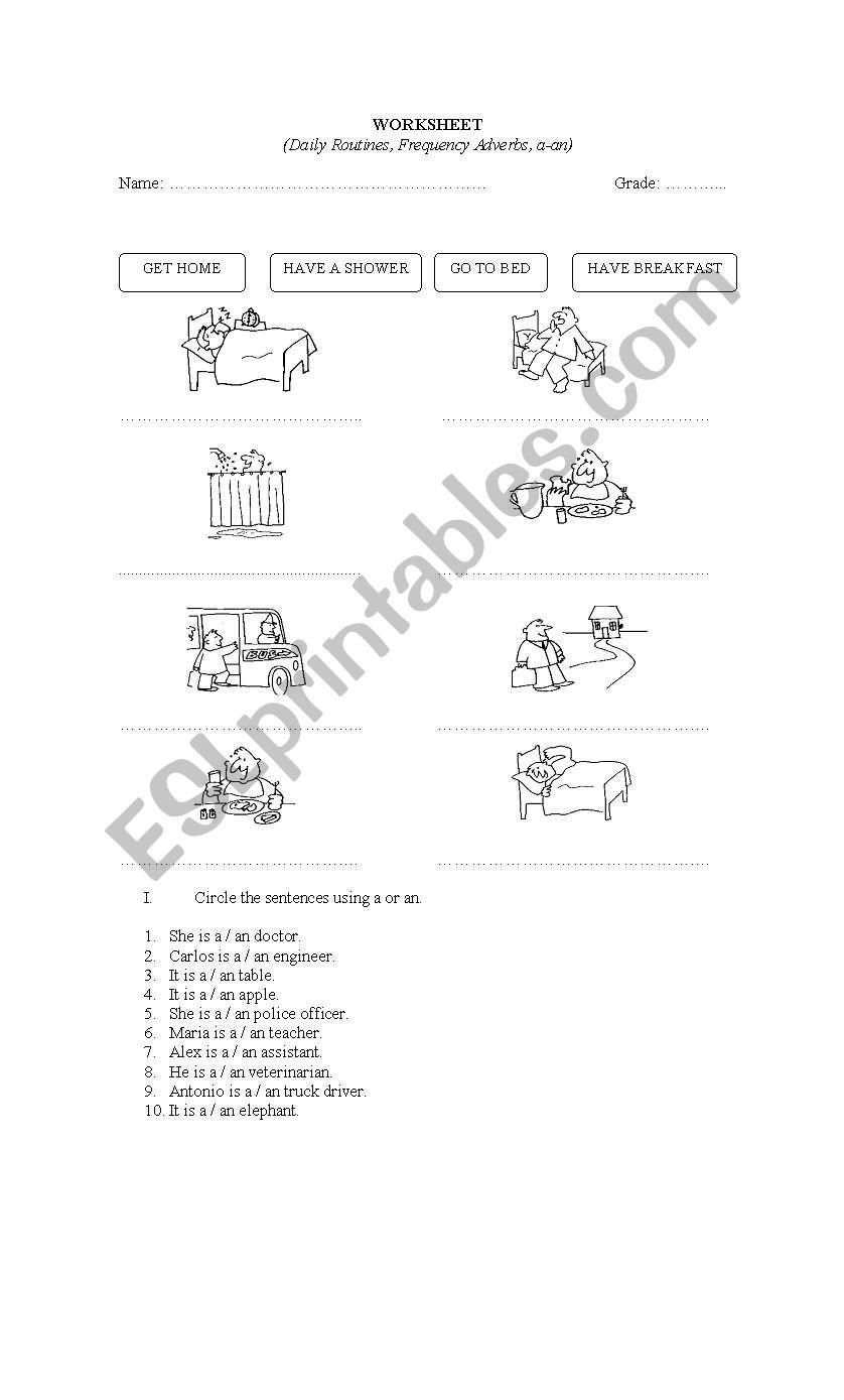 Worksheet activities worksheet