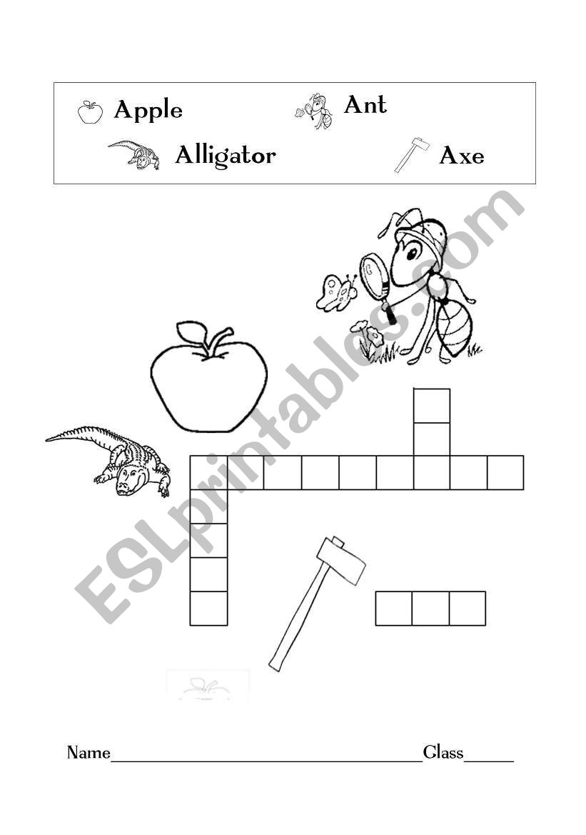 Vocabulary A worksheet