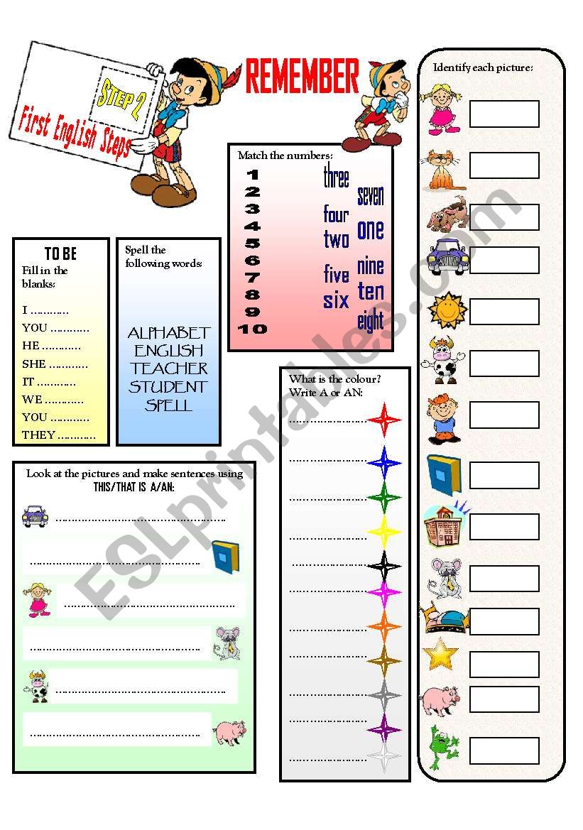 FIRST ENGLISH STEPS  --- STEP 2