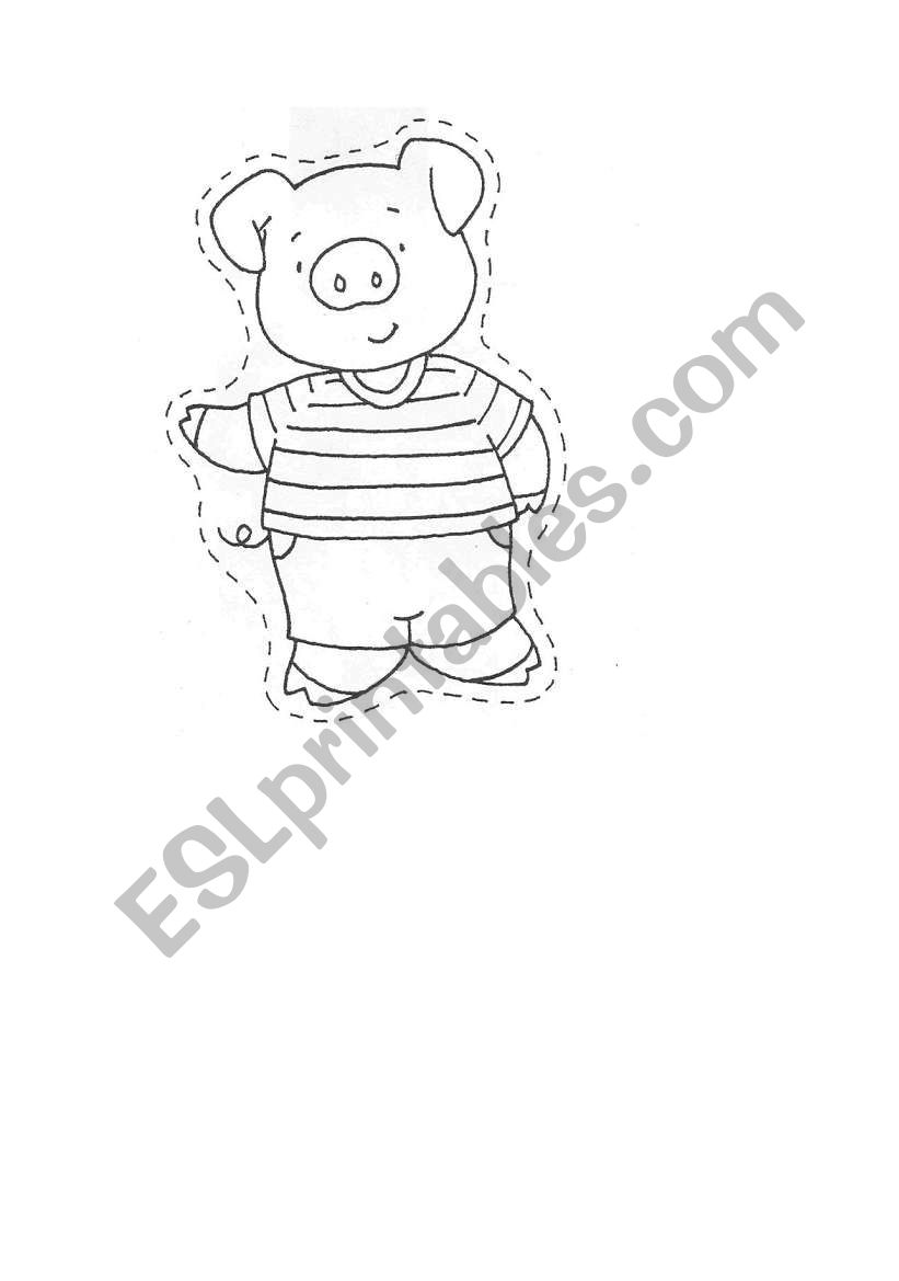 Three little pigs worksheet