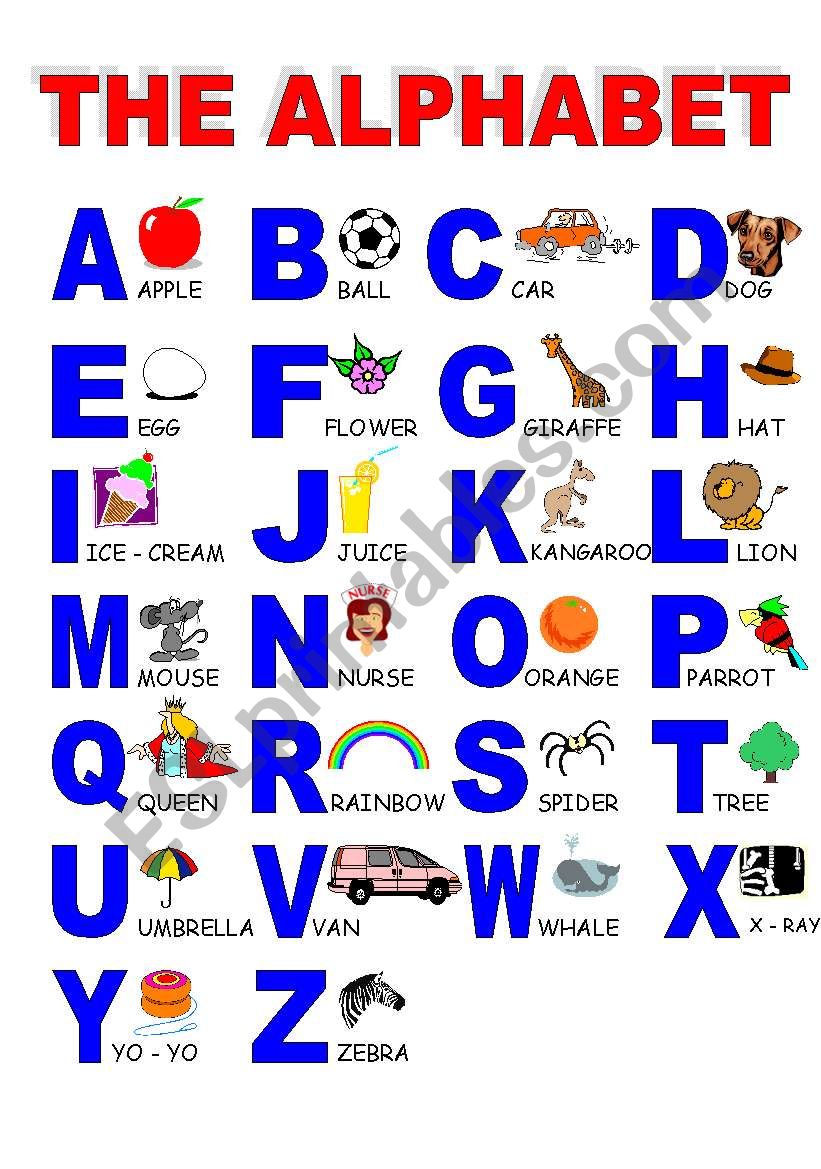 ABC - ESL worksheet by FLANCI