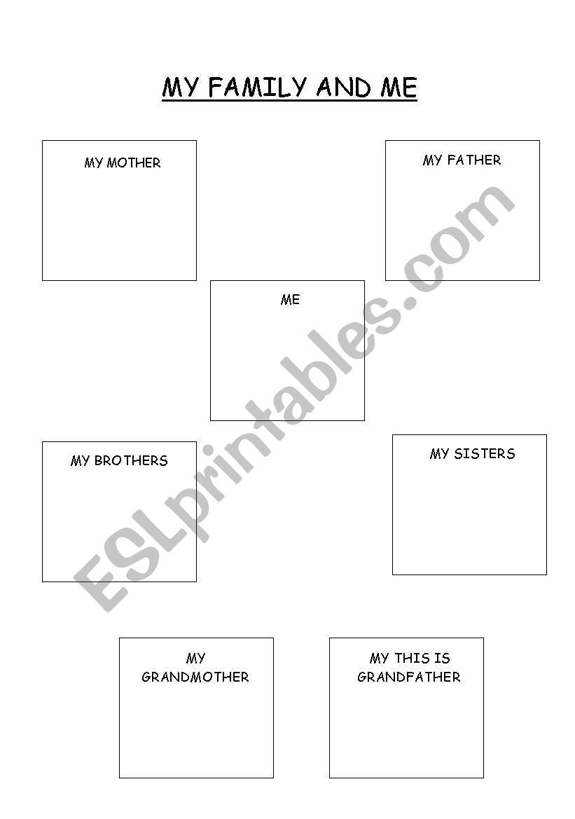 Family tree worksheet