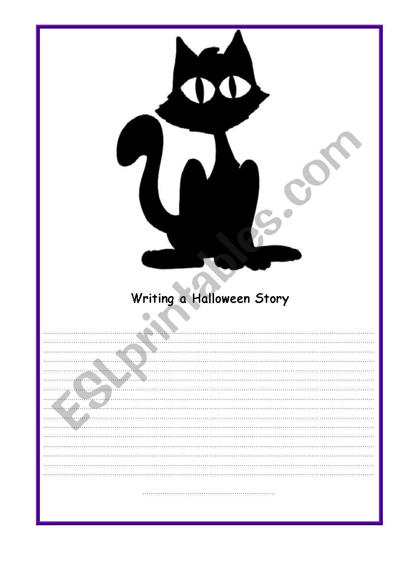 Halloween-card 2 worksheet